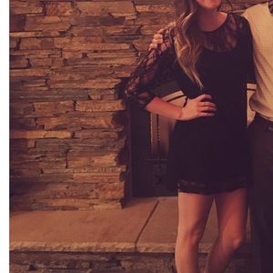 Black forever 21 lace dress